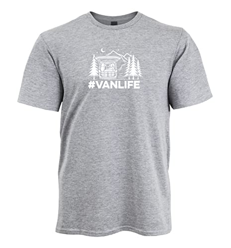 #Vanlife - Van Life T-Shirt - Sport Grey, XXL, Sport Grey...