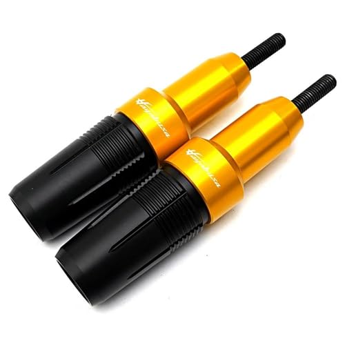 Motorbikes Crash Falling Protection for Suzuki GSX1300R Hayabusa GSX 1300R GEN 3 2020-2023 2022 Motorcycle Frame Sliders Falling Protection Pad Refit Exhaust Slider (Color : Gold-Hayabusa)