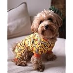 Fitwarm Funny Duck Dog Pajamas, Dog Winter Clothes for Small Dogs Girl, Lightweight Velvet Pet Jumpsuit, Cat Onesie, Yellow, Medium - Image 4