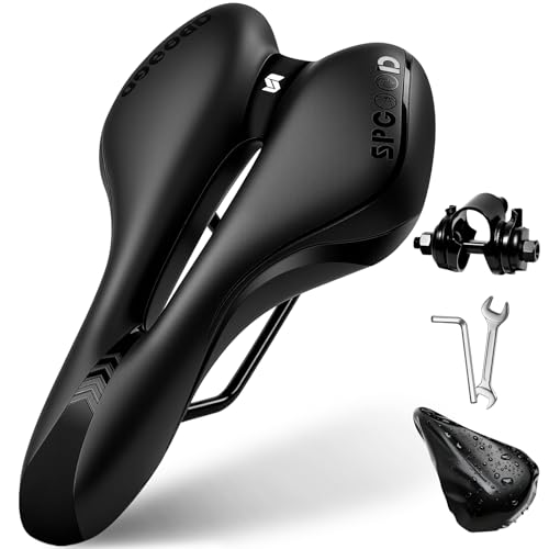 SPGOOD Fahrradsattel Herren Damen Bequemer Breit Weich Gel Ergonomisch...