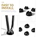 DOITOOL 60 Pcs Home Tools Household Tools Chair Fastening Tools Protective Cap Protective Film Floor Office