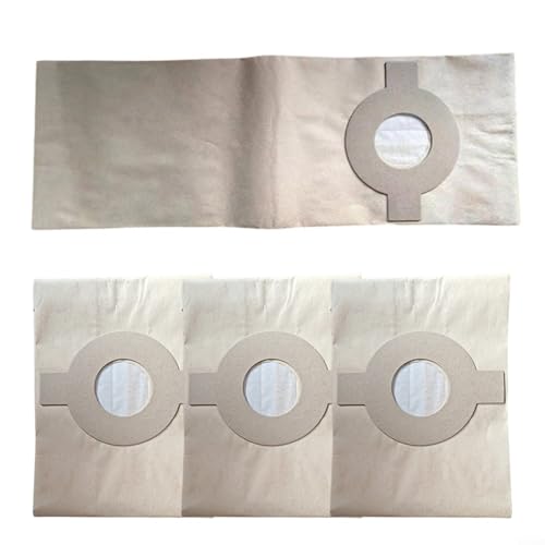 EXTRWORY Bolsas de aspiradora para Karcher para FP 202 para FP 303 para FP 306 Plus bolsas de polvo de papel marrón 44 x 16 cm (4 unidades)
