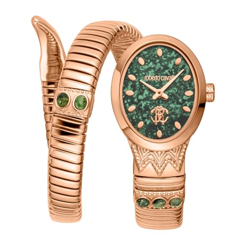 Roberto Cavalli Orologio Analogico al Quarzo Donna con Cinturino in