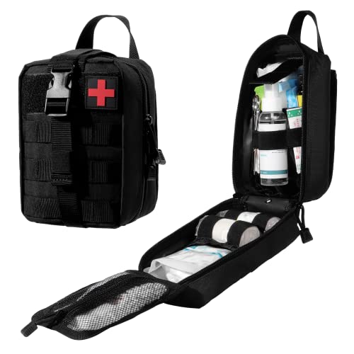 Kyrio Erste Hilfe Beutel Leer, Taktische Molle-Tasche Medizinisches Outdoor-Paket, Rip-Away EMT-Werkzeugtasche für… - Image 2