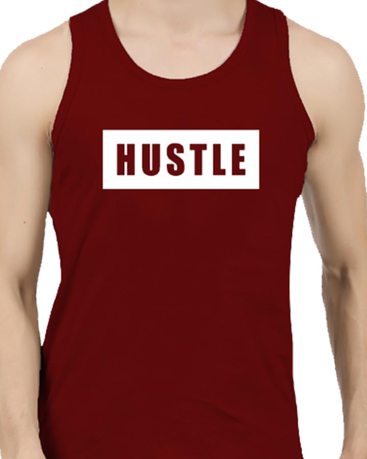 Image of JUGULAR Men's Regular Fit Cotton Printed Vest