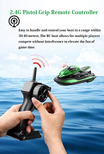 RC Boat Remote Control Boat for Kids and Adults, Adventure Racing Boats for Pools and Lakes, Remote Control Motor Boats Toys Gifts for Boys Girls