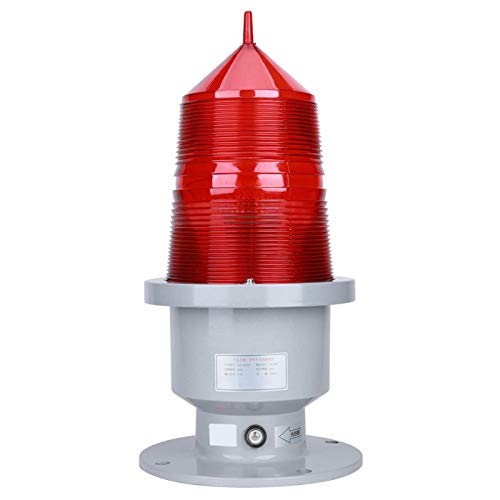 Jeanoko GZ-155LED Aviation Obstruction Light Highlight Beacon Flash Rooftop Fishing Boat for Bridges/Urban High-Rise Buildings Industrial Control Elements
