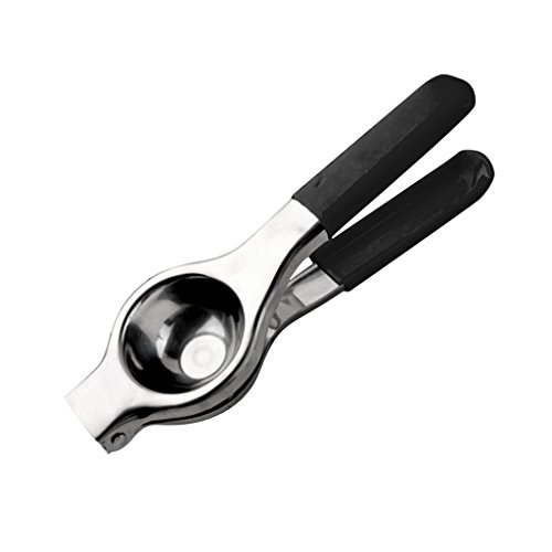 Espremedor de limão em aço inoxidável da homozy Bar - preto, 21 x 6,5 cm