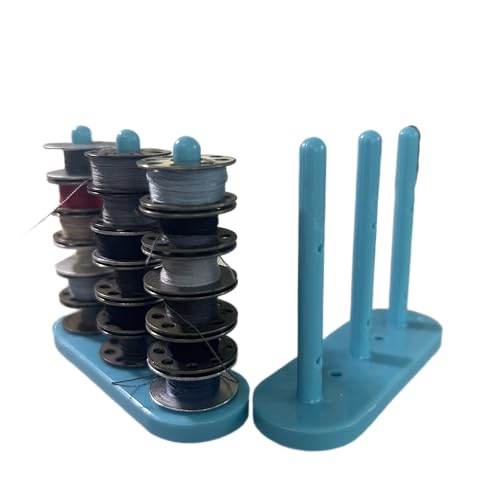 Image of 2Pass The stable and easy to change sewing machine bobbin holder is the perfect solution to your bobbin problems, blue