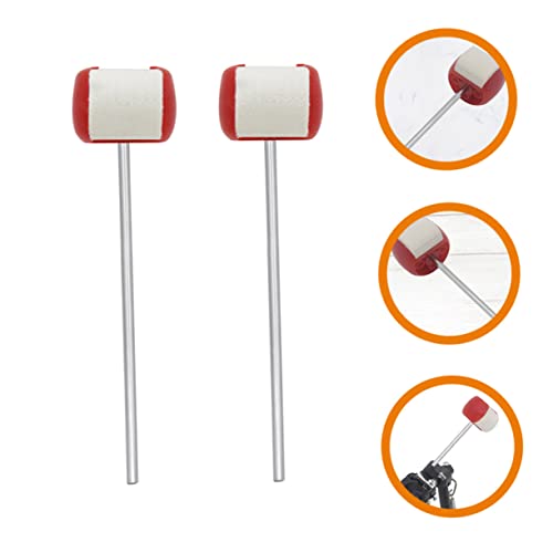 Parches de mazo para pedal de bombo 2 piezas miniatura 5