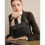 S-ZONE Small Genuine Leather Top Handle Handbags for Women Shoulder Bag Crossbody Purse - Image 2