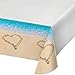 Produktbild Creative Converting Border Bedruckt Hochzeit Kunststoff Tischdecke Beach Love