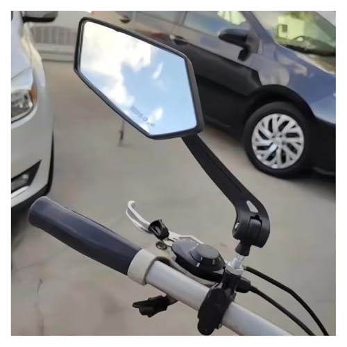 Manillar de bicicleta espejo retrovisor gran angular HD universal para motocicleta 6
