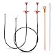 ZYNERY 4 Stück Abflussreiniger 90cm/200cm Teleskop Greifer Flexibel Krallengreifer Lang mit Drain Snake Abflussbürste, Rohrreiniger Spirale Drain Cleaner Tool für Küche Bad Abwasserkanäle