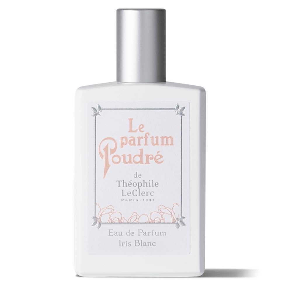 T. LeClerc – Le Parfum Poudré Frangipanier – Fleur de Frangipanier, Neroli e Vaniglia – Eau de Parfum Donna – 50 ml – Lunga tenuta – Made in France à Grasse (Iris Blanc Powder)