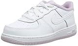 Nike Force 1-1 (TD), Zapatillas de Gimnasio, White White Iced Lilac, 25 EU