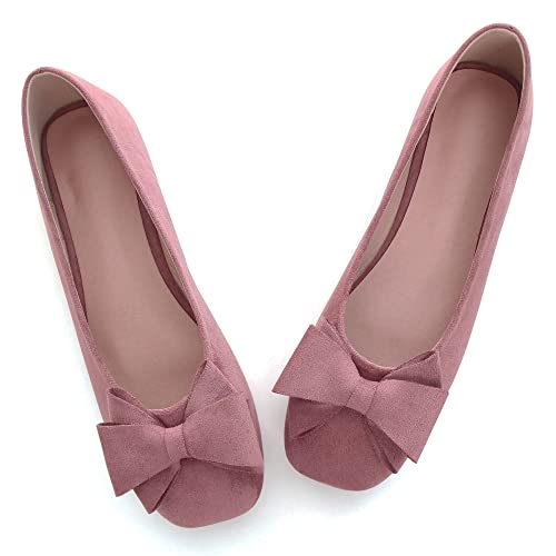Image of Dear Time Women's Flats Shoes Bowknot Dressy Ballets Loafers Wedding Business Casual Walking Shoes