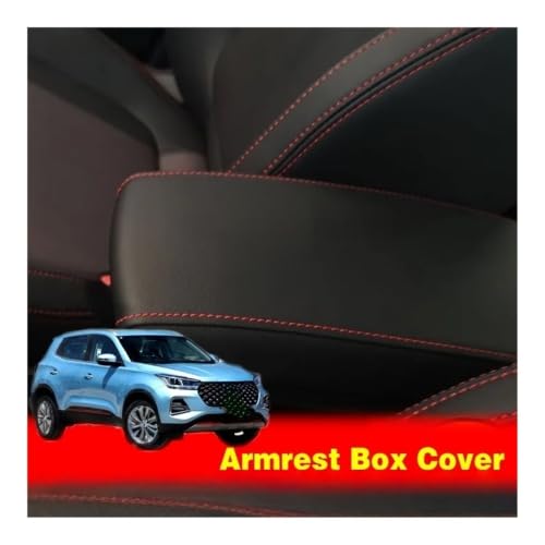 Funda de reposabrazos para Chery Tiggo 4 Pro en cuero microfibra 3