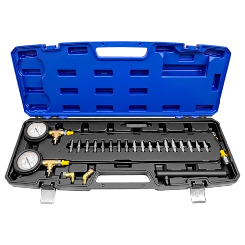 ZKTOOL オイルプレッシャーテスター 0-3500psi ABS油圧圧力ゲージ ブレーキシステムテストゲージ ブレーキオイルチェンジャー 油圧テスター 油圧測定 油圧ゲージ