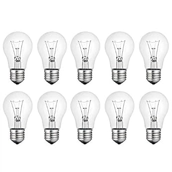 Foto di NCC-Licht 10 lampadine standard trasparenti, E27, 100 W, luce bianca calda, dimmerabile, 230 V