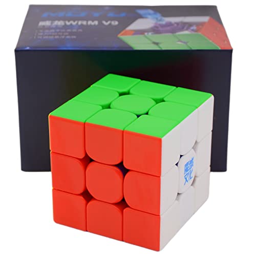 Bucubke Moyu WeiLong WRM V9 MagLev Version 3x3 2023�X�e�b�J�[���X�}�W�b�N�L���[�uWeiLong WR M���C�� �p�Y���}�W�b�NWeiLong V9���C����o�[�W�����L���[�u