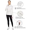 Mokermi-Womens-Sports-Running-Jacket-Sportswear-Turtleneck-Workout-Jogging-Jacket-Slim-Fit-Lightweight-with-Zipper-Pockets Women's Workout Running Jackets Slim Fit Athletic Yoga Jacket for Women Zip Up Track Gym Wear with Thumb Holes