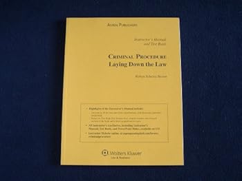 Paperback Instructor's Manual & Test Bank Criminal Procedure Laying Down the Law Book