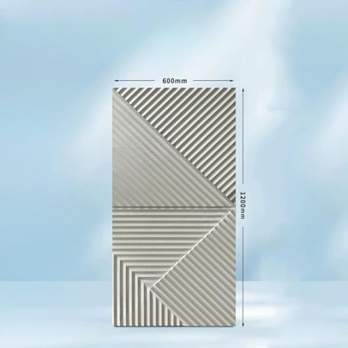 3D Fishbone Texture Wall Panels - Waterproof, Flame Retardant, Lightweight PU Bricks for Easy Interior & Outdoor Decor - 2PCS Black-B, Stylish Wall Art