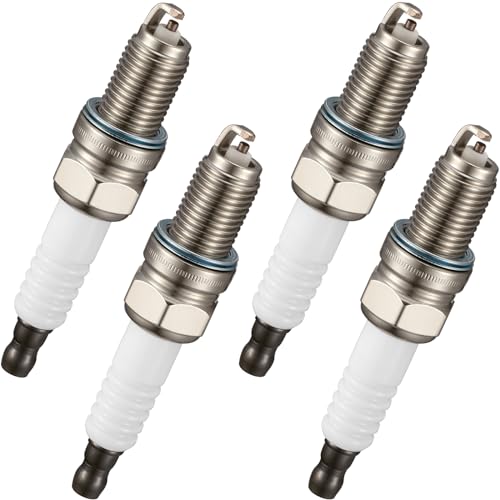 Image of BDFHYK 3481 Iridium Spark Plugs Compatible with Honda Fury Interstate Stateline 1300 VTX1300S Victory Boardwalk Vegas Hammer Cross Country Vision for BMW M5 Engine Replacement for DCPR6E, Set of 4