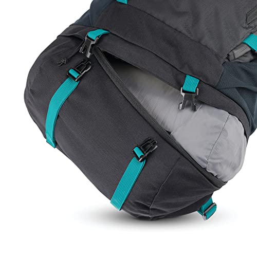 Image of High Sierra Pathway 2.0 Backpack with Hydration Storage Sleeve, for Hiking, Biking, Camping, Traveling, Black, 75L
