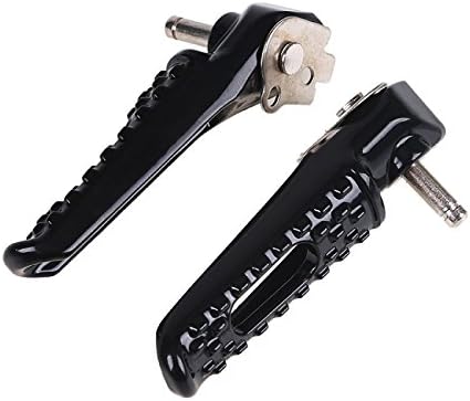 ANAY Universal Motorcycle Foot Pegs Rider Rear Footrests Bicycle Foot Pegs Pedals For Hon da Hornet Grom CBR 600 900 RR CB 400 600 black