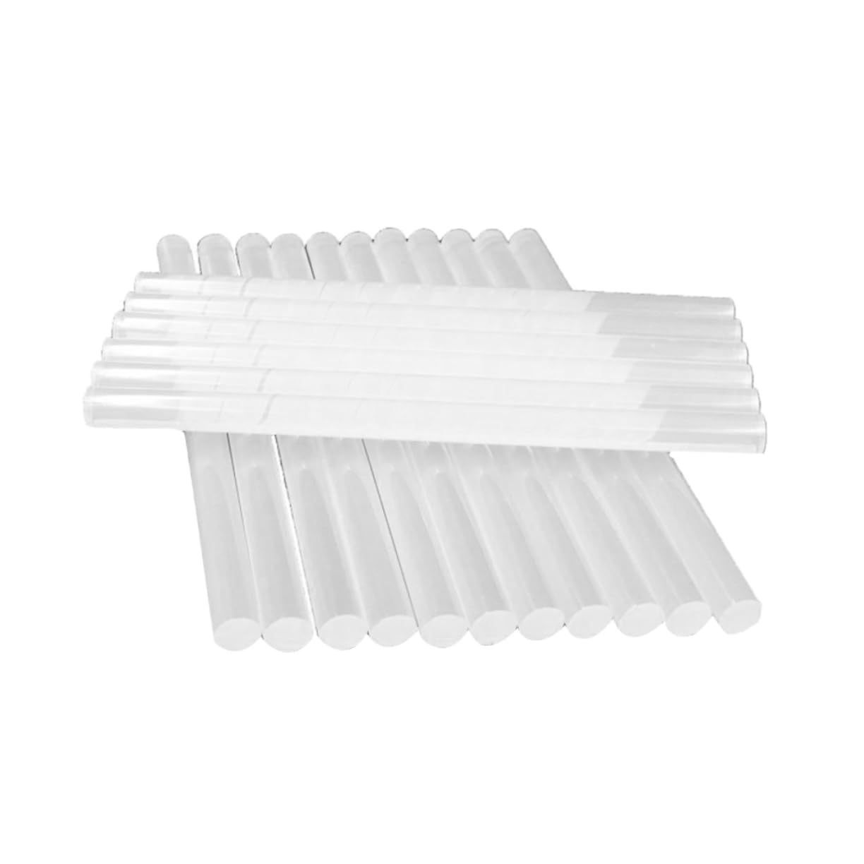 jojofuny 100 Piezas Barras de Pegamento Termofusible Transparentes para Manualidades Diy para Casa Oficina y Escuela