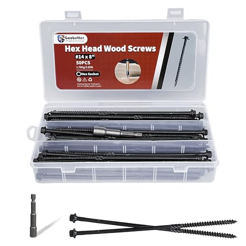 GOOBETTER Lag Screws 8 Inch