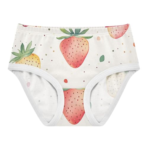 GuoChe Panties Hipster Triangle Panties Organic Underpants for Baby Girls in Sizes 2T,3T, 4T, 5T, 6Y and 8Y