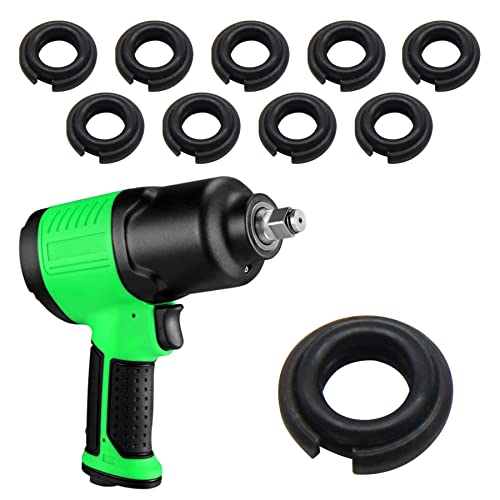 Rurbrin 10 Pieces Of 3/8 Inch Impact Wrench Socket Retainer Rings With O-Ring Suitable For Electric/Pneumatic Wrench Anvil Parts #TOP2