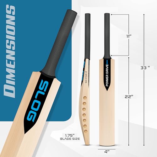 jaspo Store Jaspo Slog Power Drive Tennis Cricket Bat, 1.05 kg - Image 4