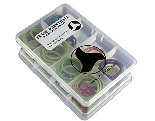 Flasc Paintball Dye Assault Matrix (Dam) 3X Color Coded Paintball o-Ring Rebuild kit