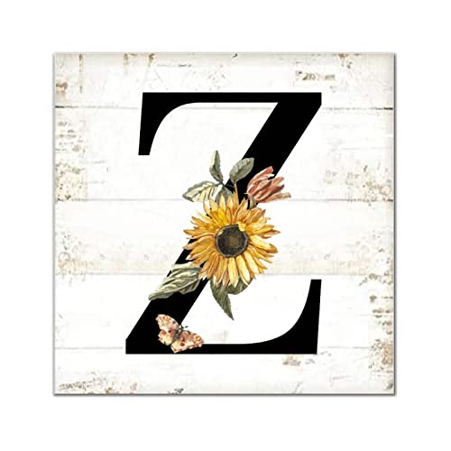 Lettre Z en bois noir finitions soignées décoration murale chic 30cm