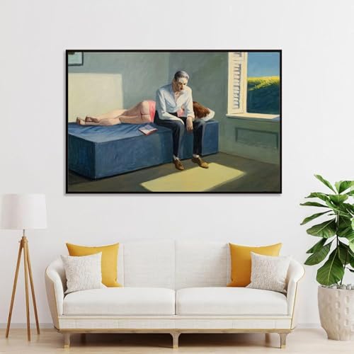 Affiche Edward Hopper Into Philosophy peinture sur toile murale 60x80 - 2
