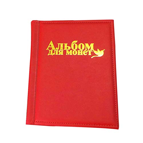 Álbum de monedas para decoración del hogar libro de almacenamiento portátil en salón
