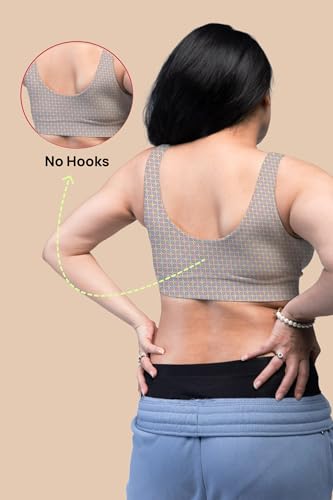 Image of &Circus Maternity Bra | Nursing Bra for Women | Pull Down Feeding Bra | Non Padded Bra for Women Slip On | Tencel Micromodal