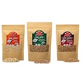 BWAY Madera para Ahumador de Alimentos Profesional - Olivo, Naranjo, Almendro (3x400 ml) - Ebook de Regalo con 20 Recetas - Regalos para Chefs - Ideales para Ahumar Carne, Pescado, Verduras y Còcteles