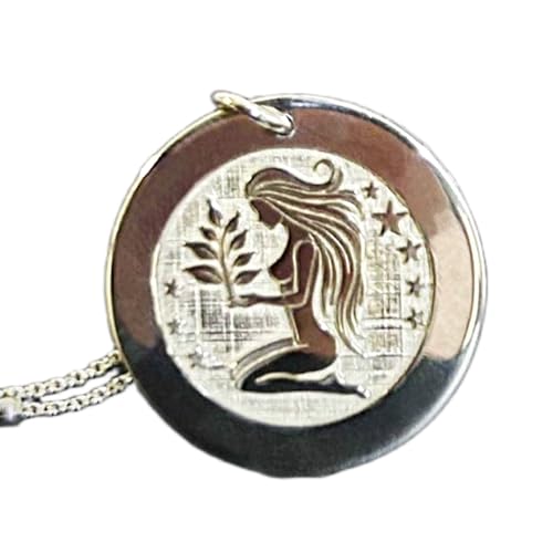 Collier Vierge argent 925 anti-ternissement | Pendentif zodiaque fait main