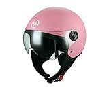 Casco demi-jet modello One 801 rosa opaco