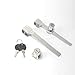 Sliding Glass Door Ratchet Lock,Locks for Glass Display Case with Chrome Finish, Security, Keyed Alike Showcase Display-2PACK