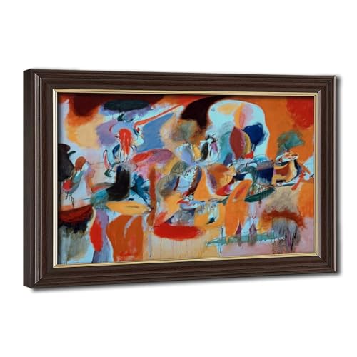 Toile Water of the Flowery Mill Arshile Gorky avec cadre suspendu de qualité supérieure