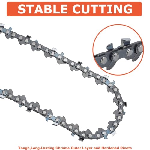 Hipa GTA26 4 Inch Mini Saw Chain 1/4" Mini-pitch .043 Gauge 28 Drive Link for Stihl GTA 26 Pruner Chainsaw Replace 36700000028,71 PM3 28,3670 005 0028 (4 Chains)