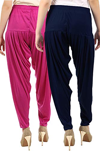 Image of Buy That Trendz Womens Patiala Pants Cotton Viscose Patiyala Salwar Harem Bottoms Pants