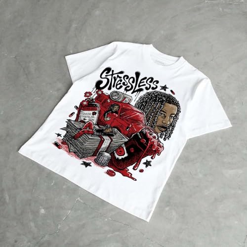 Image of DopeSkill Graphic Tee Flu Game 12s Hip Hop Streetwear Hypebeast Unisex Drippy T-Shirt Sneaker Colour Matching Shirts Stressless (Black - L)