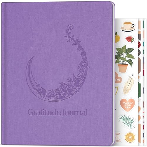 Gratitude Journal quotidien contre le stress format 19,6 x 23,4 cm